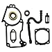 Produktbild AISEN Dichtsatz + Simmerringe für Stihl MS240 MS260 026 024 Motorsäge Zylinder Auspuff Dichtung Set
