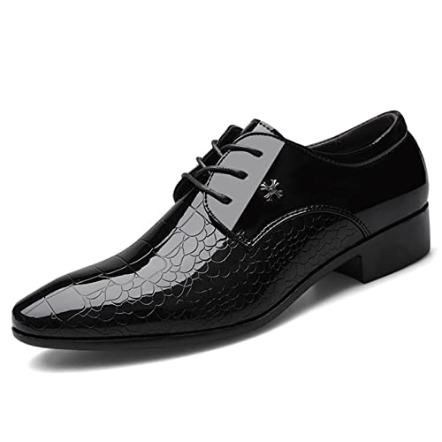 Zapatos de cuero para hombres con diseño elegante para bodas y negocios formales