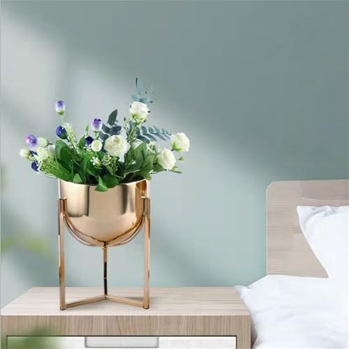 Porte-plante de fleurs en fer robuste pour optimiser les petits espaces - 4