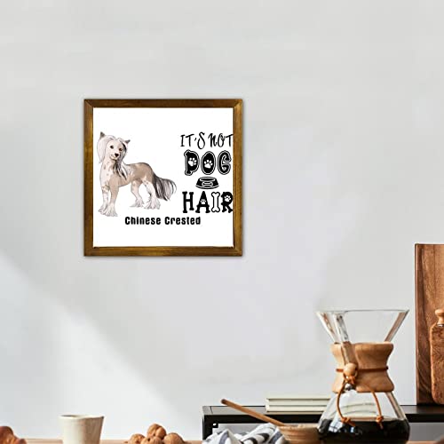 Cadre en bois It's Not Dog Hair Labrador, le cadeau idéal pour maîtres