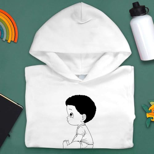 Azeeda 'Cute Sitting Boy' Children's Hoodie/Hooded Sweater (KO051480)3