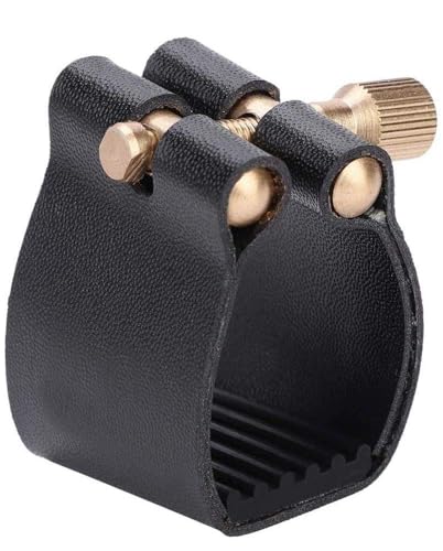 image for Jiayouy Professional Tenor Sax Saxophone Mouthpiece Leather Ligature F