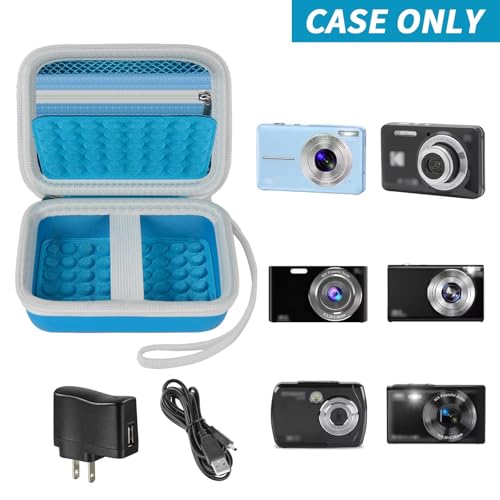 Funda para cámara digital con protección antivibraciones azul miniatura 2