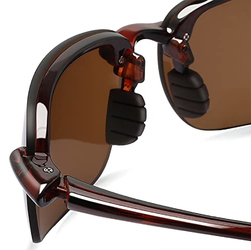 Image of JULI Sports Sunglasses for Men Women Tr90 Rimless Frame for Running Fishing Baseball Driving MJ8001