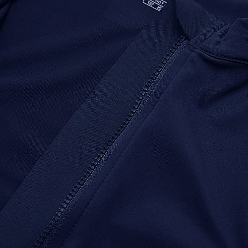 Image of YKYWBIKE Cycling Jersey Men Aero Race Fit, Road Bike Jersey Short Sleeved Moisture Wicking, Breathable,Zip Pocket,UPF50+
