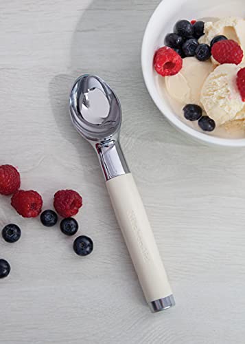 Foto von KitchenAid Eiscremelöffel, Portionierer ist spülmaschinenfest – Almond Creme