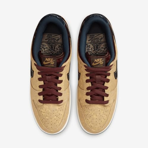 Nike SB Dunk Low Pro, celestial gold/black-dark team red4