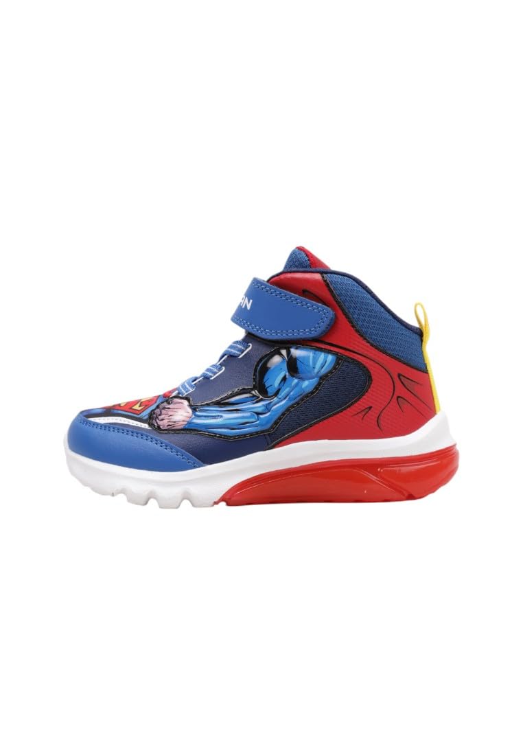 Geox J Ciberdron Boy, Scarpe Da Ginnastica, Blu Rosso, 27 Eu-image