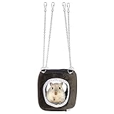 UEETEK Kleine Hängematte Hängende Snuggle Höhle Hütte für Hamster Eichhörnchen Chinchilla Meerschweinchen