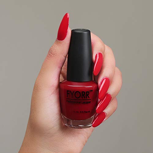 Image of Red Apple Professional Nail Polish | Long Lasting, Quick Dry, Chip Resistant, High Shine Nail Paint | Smooth & Easy Application, Vibrant Trendy Shades for Women & Girls Party Daily Use 15ml