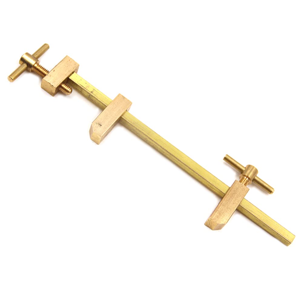 Pince miniature laiton massif pour fixer les petits assemblages bois