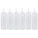 Produktbild Gosear 6 Pz 12oz Kunststoff Squeeze Condiment Flaschen Plastikflaschen Geldautomaten mit Caps für Grillmöglichkeiten Sauce Olivenöl Öl Ketchup Senf Mayo Hot Sauce Salat Dressing