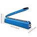 Yescom 12” Impulse Sealer Manual Heat Sealer Plastic Bag Poly Tubing Packaging Machine