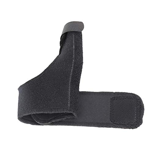BESTOYARD Muñequera con Férula para Pulgar Inmovilizador de Dedo Pulgar para Deporte y Actividades Diarias Protege el Pulgar Durante Lesiones Hombre y Mujer Izquierdo (Negro)