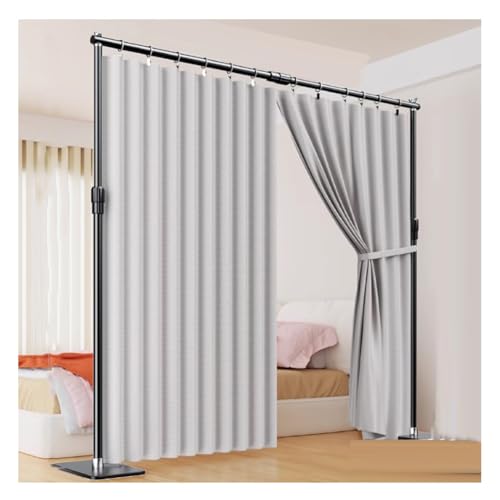 Portable Room Divider Privacy Screen, Flexible Partition Curtain for Office, Bedroom, Spa, and Studio Use