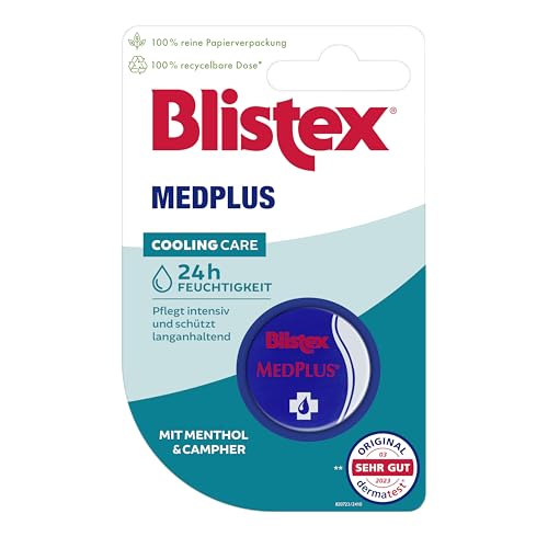 Blistex MedPlus Tiegel | Cooling Care | Pflegt intensiv & Schützt langanhaltend | 7 ml