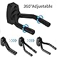 Newaner Gitarren Haken Gitarrenständer Wand Halterung für Akustikgitarre, klassische Gitarre, E-Gitarre, Bass, Ukulele(6 Stück)