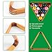 HMQQ Solid Wood Billiard 8-Ball Triangle / 9-Ball Diamond Pool Ball Racks for 2-1/4
