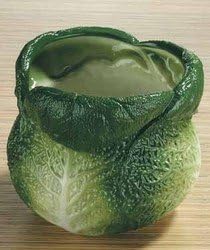 SUMMIT COLLECTION Savoy Cabbage Collectible Vegetable Ceramic Utensil Holder