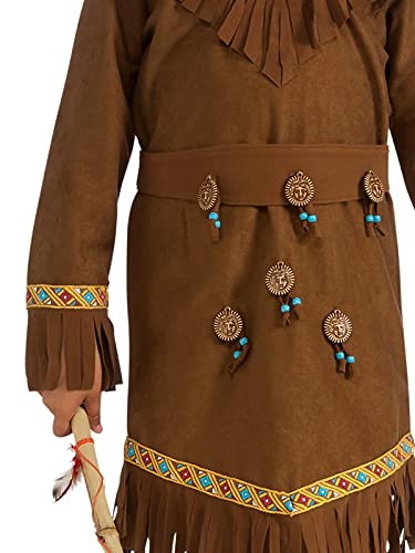 Disfraz de niña nativa americana talla M miniatura 3