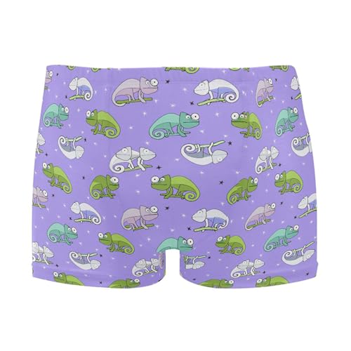 Purple Lizard Mens Swim Trunk Swimwear Bathing Suit Swim Brief Square Leg Board Short S B0405319