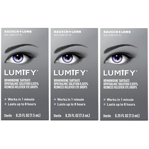 Lumify Redness Reliever Eye Drops 0.25 Ounce (Value Pack of 3) Cover