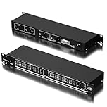VQP EQ-215 Black 1U Rack Mount Dual Channel 15-Band Stereo Graphic Equalizer with Noise Reduction and Bypass Switch