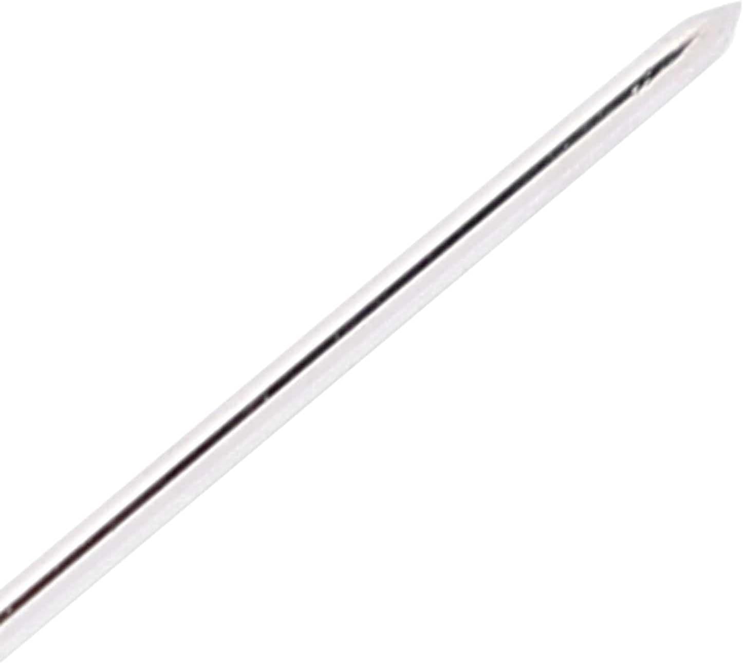 Zerodis 100Pcs Embroidery Needles, Large Eye Stitch Sewing Needles with Storage Box, Stainless Steel Stitching Needles for Cross Stitching, Sewing with Transparent Storage Box for ()