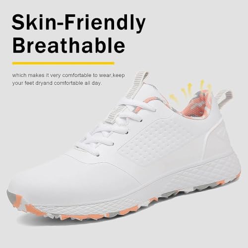 Image of ULTIANT Women Golf Shoes Spikeless Waterproof Golf Sport Sneakers Size5-10