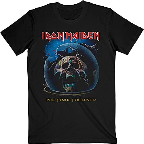 Rockoff Trade Iron Maiden T Shirt Final Frontier Astro Dead Band Logo Nouveau Officiel Homme Size XL
