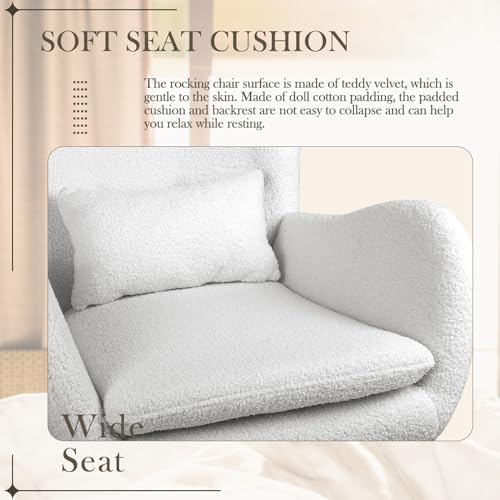 Waleaf TED Dy Upholstered Rocking Chair Indoor thumb #4
