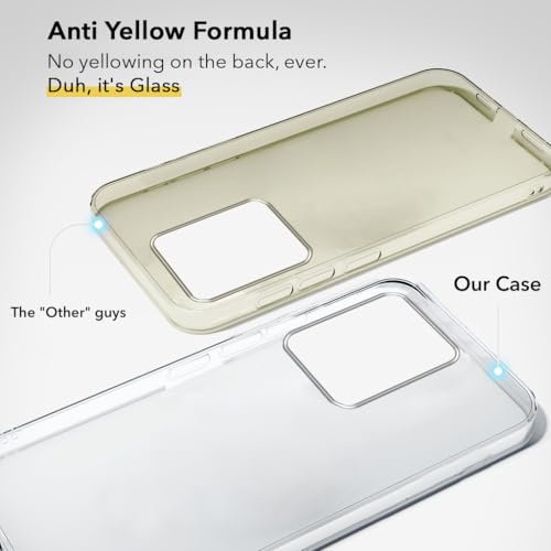 Image of Jkobi Lifetime Anti-Yellow Clear Back Case Cover for Realme P3 Ultra (Sleek Hard Crystal | Shockproof and Camera Protection)