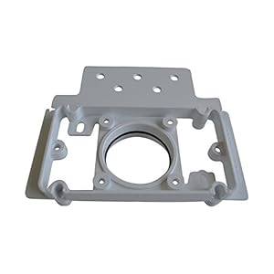 Halterung für Zentralstaubsauger für alle zentralen Vakuumsysteme weiß