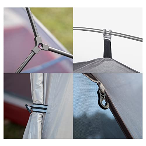 image for Naturehike Cloud-Up 1 Person Lightweight Backpacking Tent with Footpri