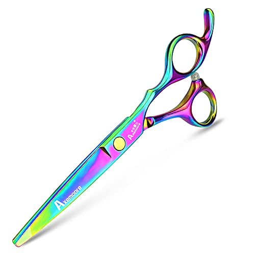 Barber-hair-scissors-Axemoore-professional-haircut-Cutting-ScissorsShears-set-6-made-of-Japanese-stainless-steel-especially-for-hairdressersMulticolor