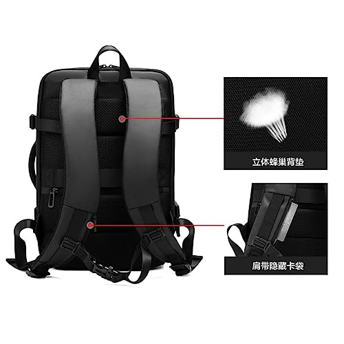 Sac à dos informatique 15,6 pouces grande capacité extensible multifonction - 7