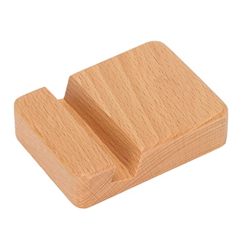 MODERNO IN LEGNO IN INTERNO SUPPORTO DI TELEFONO MOBILY Smart per Chat Video e Social Network Dimensioni Compatte Desktop 8x6x2cm