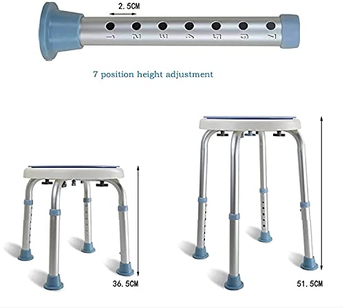 Tabouret de bain pivotant pour douche sécurisée des personnes âgées