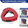 Aifacay Spin Mop Replacement Head Scrub Brush for ... #1