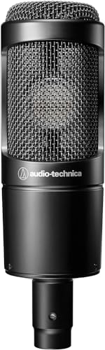 Audio-Technica 2035 Micrófono de Condensador Cardioide de Gran Diafragma Negro