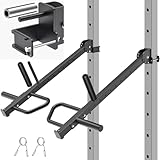 SELEWARE Adjustable Lever Arms Jammer Arms for 3'' x 3'' Power Racks with 5/8