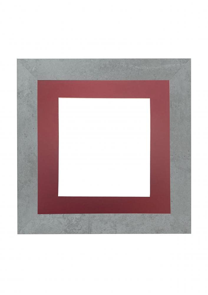 Frames By Post Mineral Grey Red Mount Metro Picture Photo Frame Mineral Grey With Red Mount 10 X 10 Image Size 8 X 8 Inch