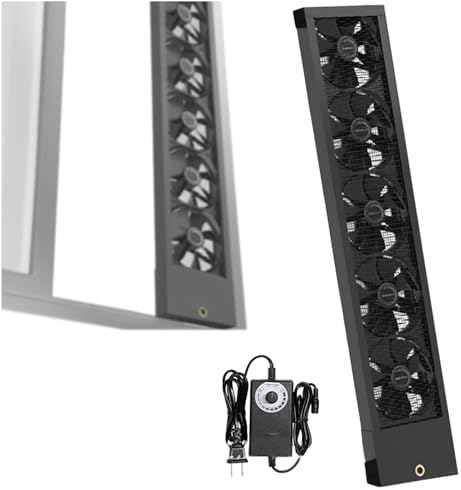 Adjustable Window Exhaust Fan for Home & Office, 35-135cm Retractable Design, 0-2800 RPM Speed Control, Ideal for Bedroom, Kitchen & More (75-80cm)