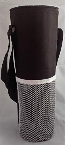 Sac isotherme pour bouteille mince 1,5L noir | Fini l'eau tiède en été