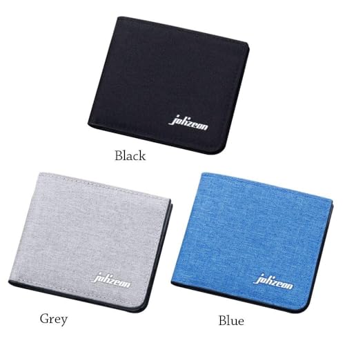 Men Canvas Wallet Credit Card Holder Male Short Purse Business Mone2