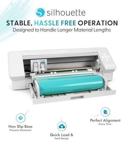 Dévidoir Silhouette America Roll Feeder guide pour HobbyPlotter - 3