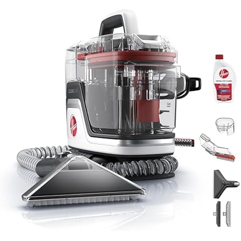Hoover CleanSlate Plus Carpet & Upholstery Spot Cleaner, Stain Remover, Portable, FH14050, White Cover