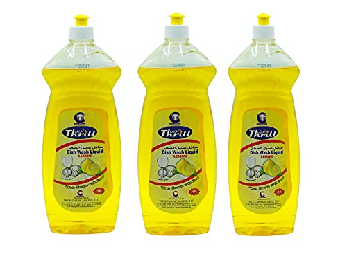Thrill 3-Piece Lemon Dish Wash Liquid 1 Liter