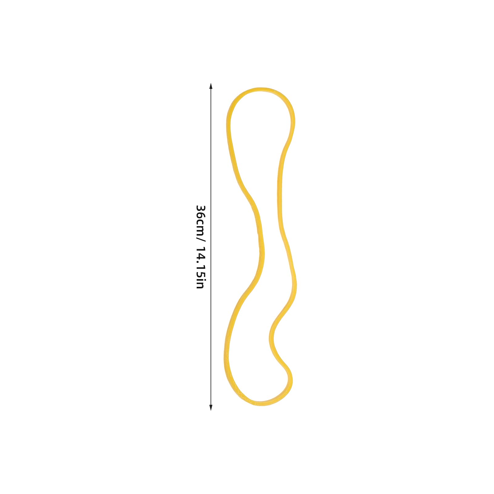 INOOMP Bandas Elásticas de Colores Mixtos 360x3x1.5 Mm, 2560 Unidades Reutilizables para Oficina y Organización de Carpetas, Facturas y Papelería, Bandas Elásticas Resistentes y