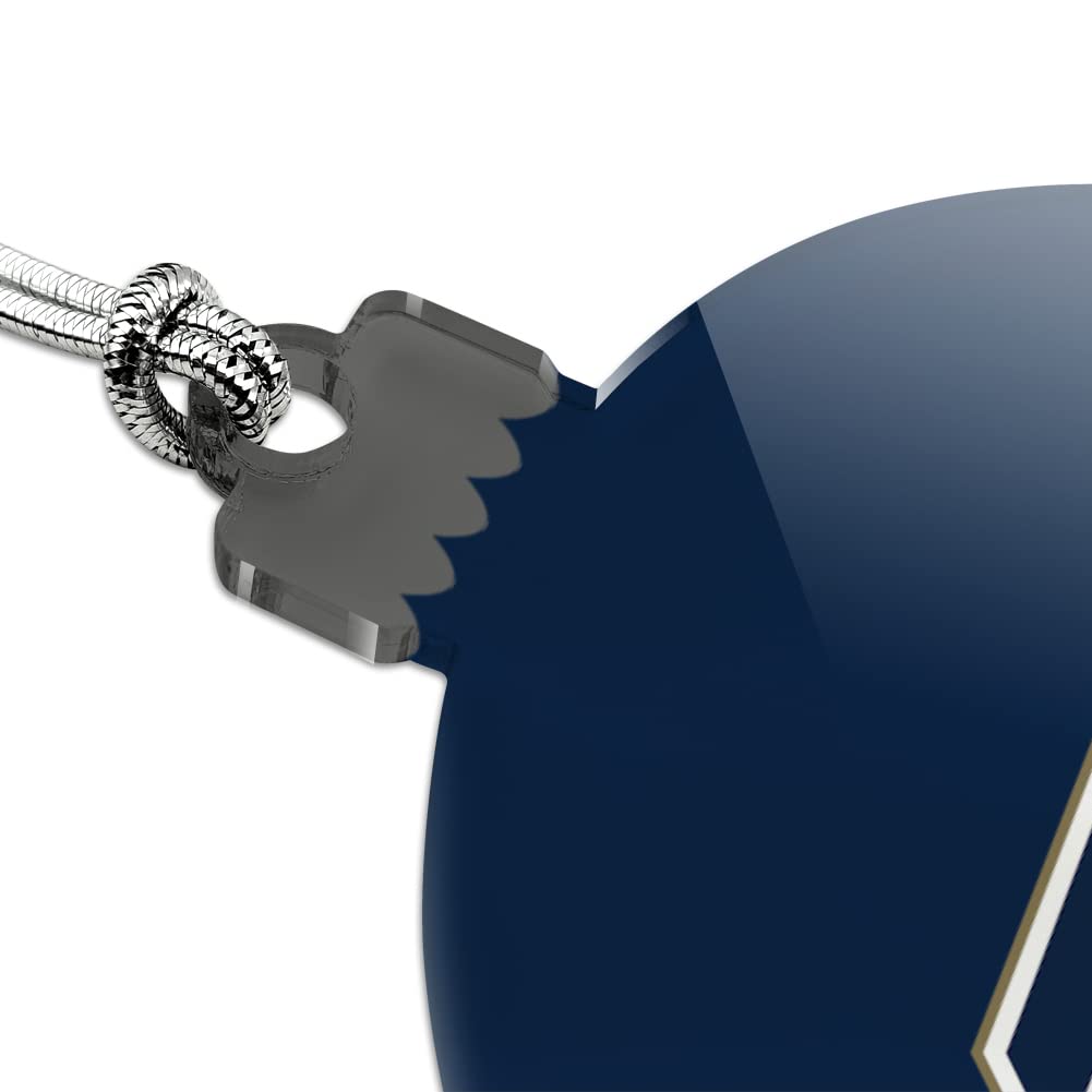 GRAPHICS & MORE University of Akron Primary Acrylic Christmas Tree Holiday Ornament